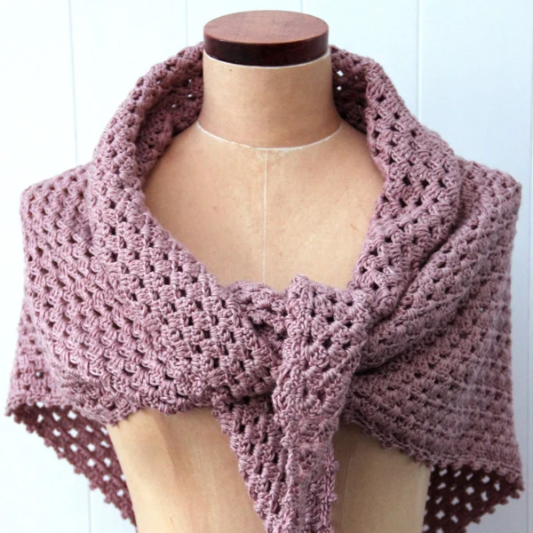 Go Handmade Granny Sjal Musetakkekant